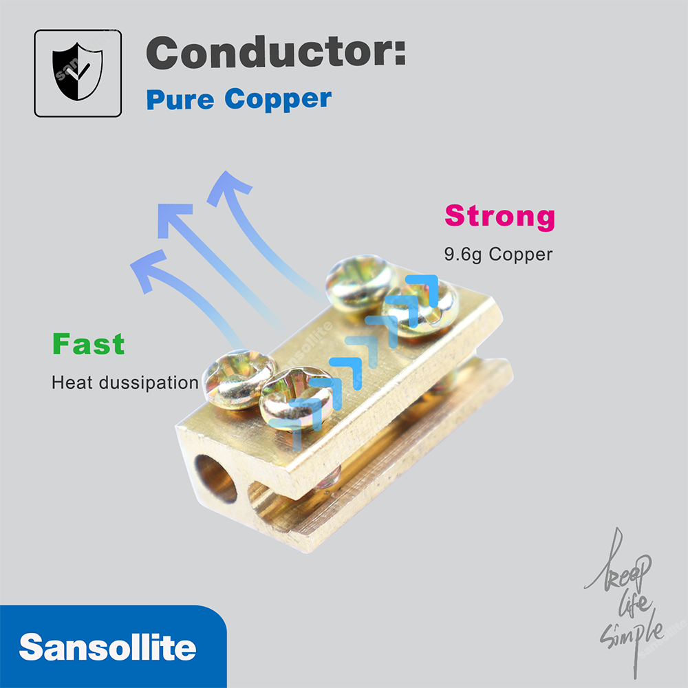 High power Wire Connector 60A Mini Fast Wire Connector Universal Cable Connector for switch fixed with screw Terminal Block