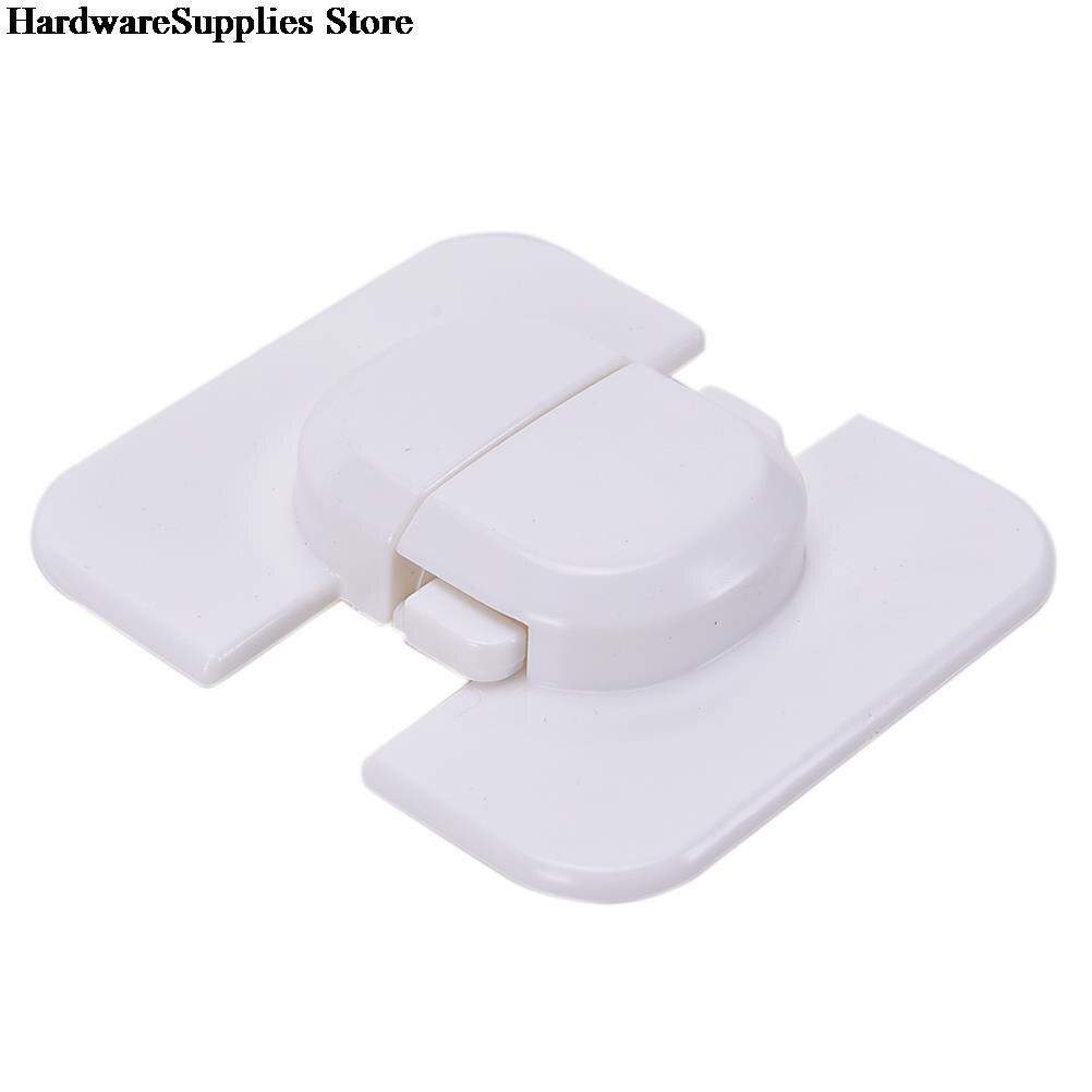 1Pcs Home Refrigerator Fridge Freezer Door Lock Latch Catch White