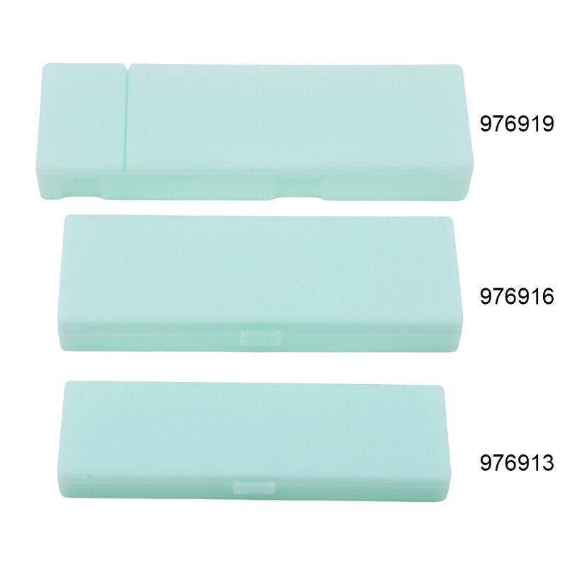 1 Pc Multifunctionele Pure Kleur Plastic Student Etui Home Office Opslag Briefpapier Pouch Office Supply: Small(Green)