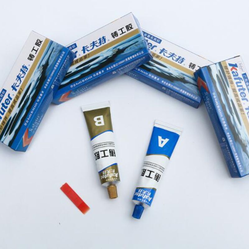 2pcs Industrial AB Glue Strong Adhesive Heat Resistance Cold Weld Metal Repair