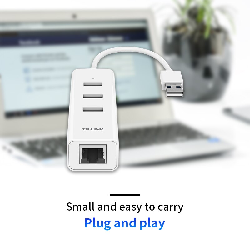 Tp-link tl -uf213 ekstern usb 2.0 kablet ethernet nettverkskort adapter usb 10/100m ethernet  rj45 lan til vinduer/mac/linux
