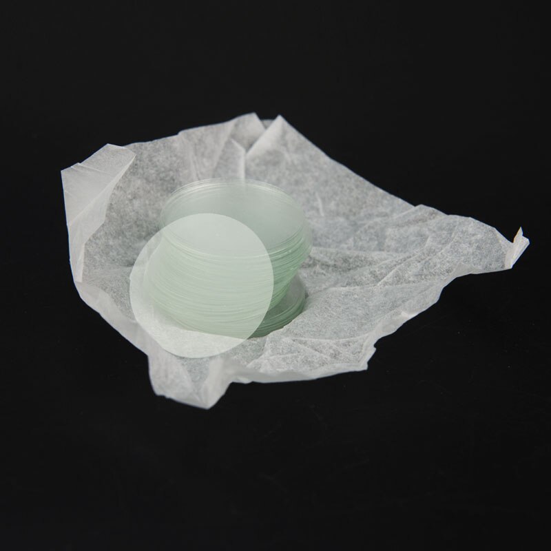 100pcs Microscope Glass Slide Transparent Round CoverSlips Blank Slides 31mm 33mm Coverslides Thickness 0.13 - 0.17mm