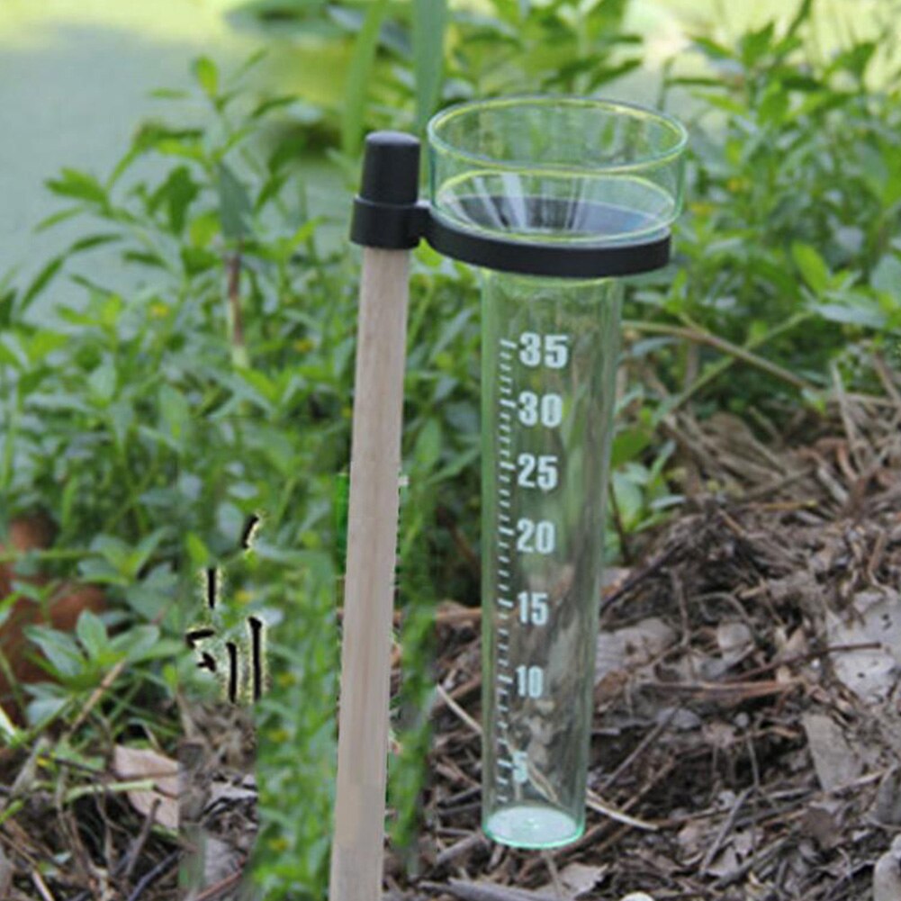 Water Meter Transparent Home Soil Portable Graduated Lawn Simple Yard For Garden Rain Gauge Quick Read Outdoor Measuring Tool