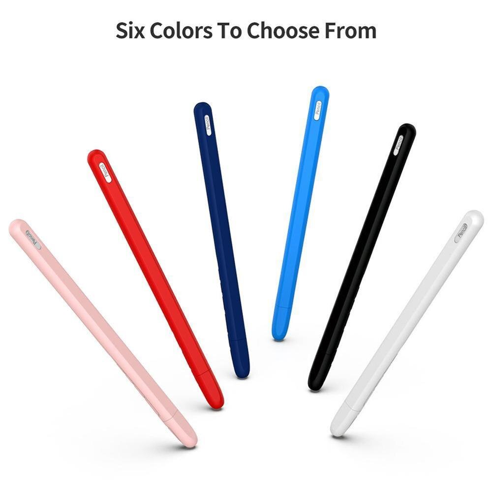 1 Zachte Siliconen Gevallen Voor Potlood 2nd Generatie Case Voor Ipad Potlood 2 Cap Tip Cover Houder Voor Ipad Touch pen Stylus Pouch