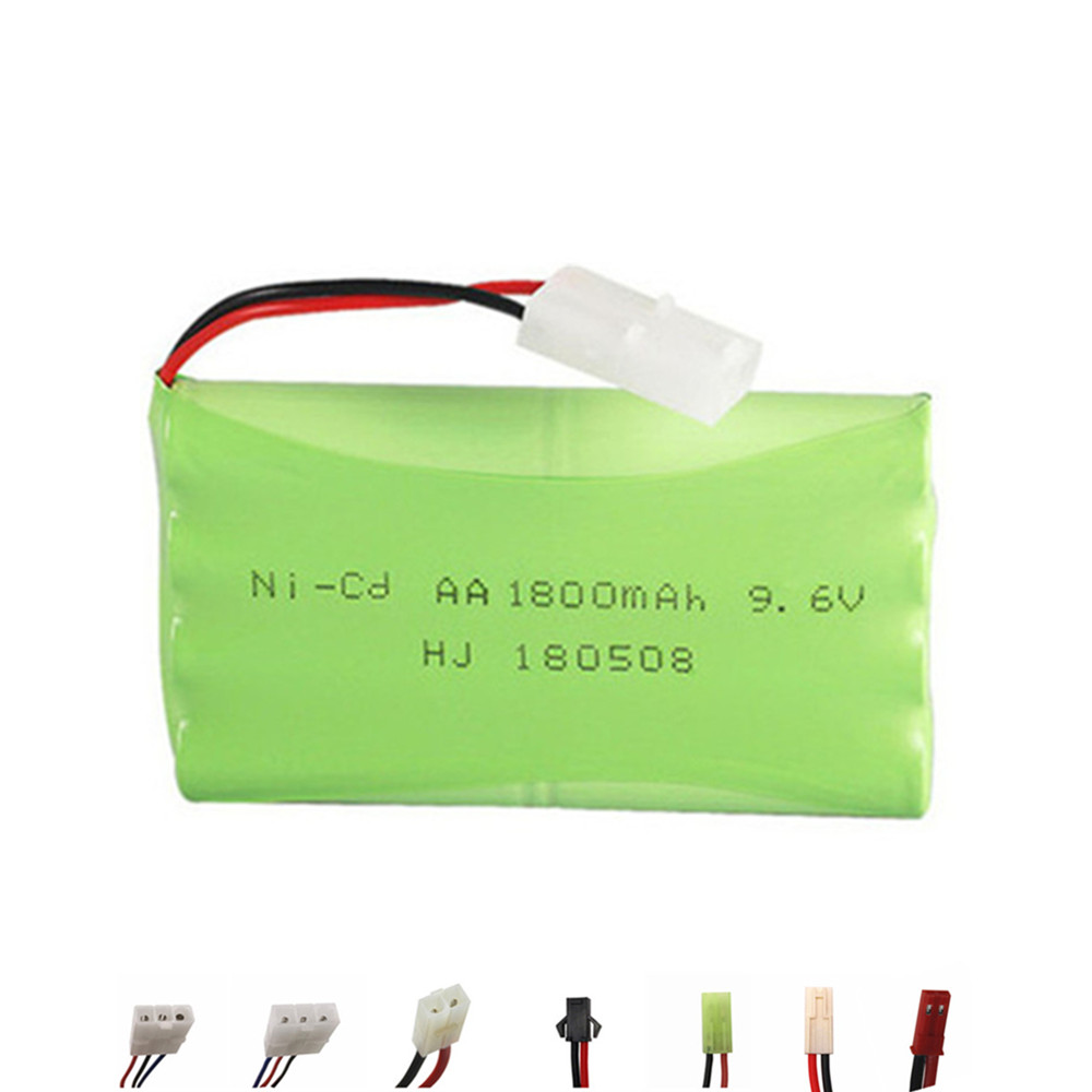 9.6V 700/1000/1400/1800/2400mAh 2800mah 3000mah per Rc giocattolo automobili illuminazione elettrica impianti di sicurezza AA Ni-Cd / Ni-MH Batteria 1 pz: Blu