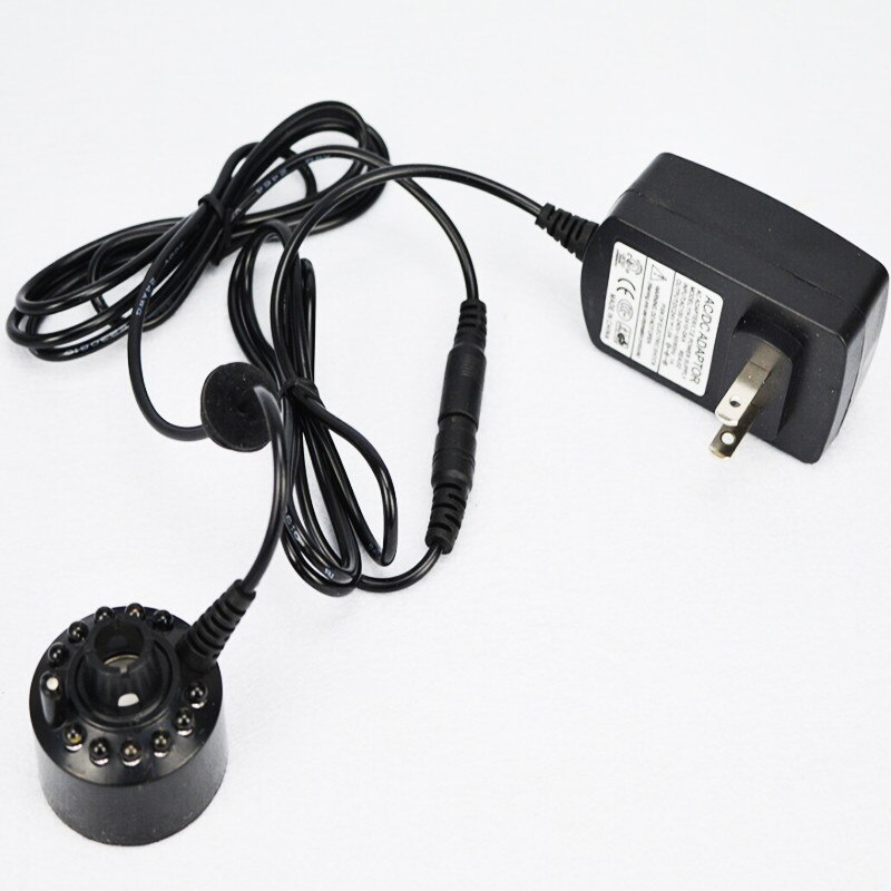 ATWFS Ultrasonic Mist Maker 24V Nebulizer Atomizer Head Fogger Aroma Lamp with 12 Lights for Humidifier Diffuser Mist Maker: Atomizer Power