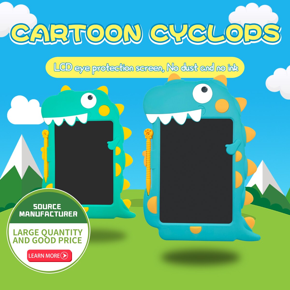 Cartoon Electronic Drawing Board LCD Screen Writing Tablet Digital Graphic Drawing Tablets Electronic Handwriting Pad Board+Pen