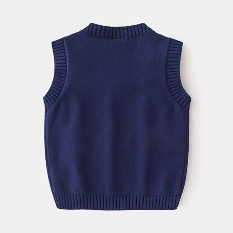 Brand Boys Sailing Vest Winter Children's Clothing Boys Knit Vest Top