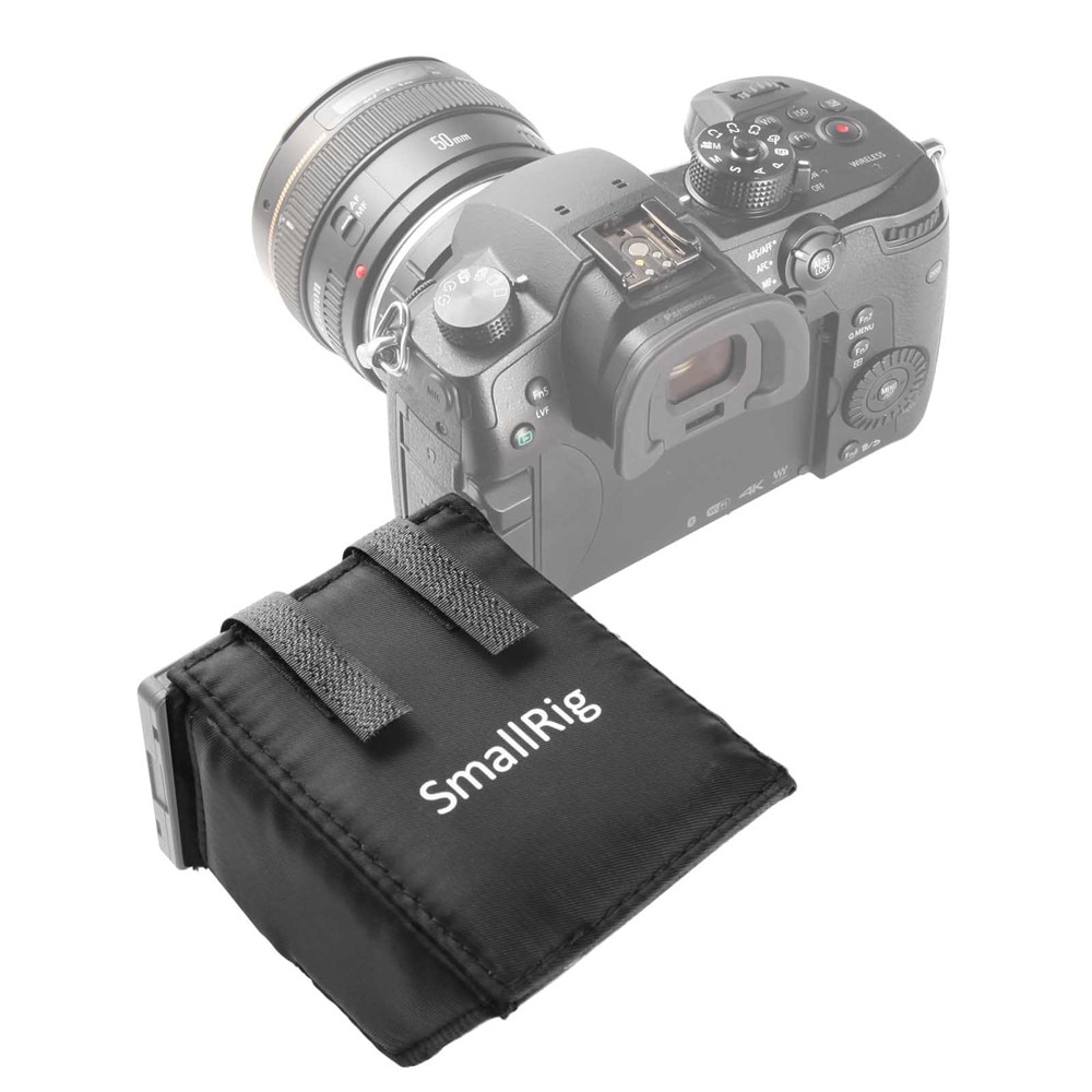 Smallrig Nylon Lcd-scherm Zonnekap Zonnescherm Voor Dslr Camera 'S En Camcorders Voor Panasonic Lumix GH5/GH4/G85/ g7/GX8-1972