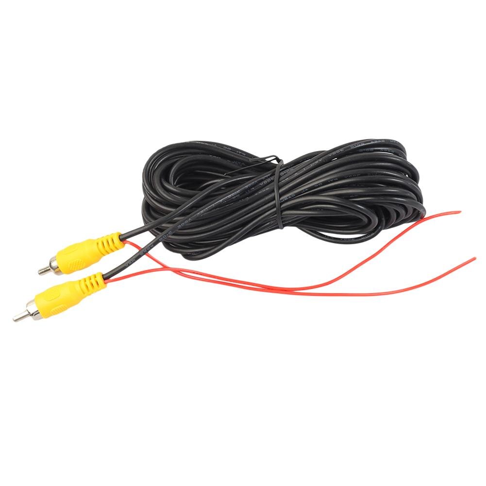 6m Car RCA CAR Reverse Rear View Parking Camera Video Cable With Video Trigger Wire Connecting Car Parking Rearview Monitor