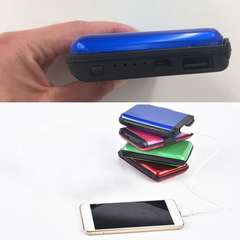 1800mah Portable Charging Card Bag Of Different Colors Power Mobile Card Charging Charging Pack Treasure Y6I3