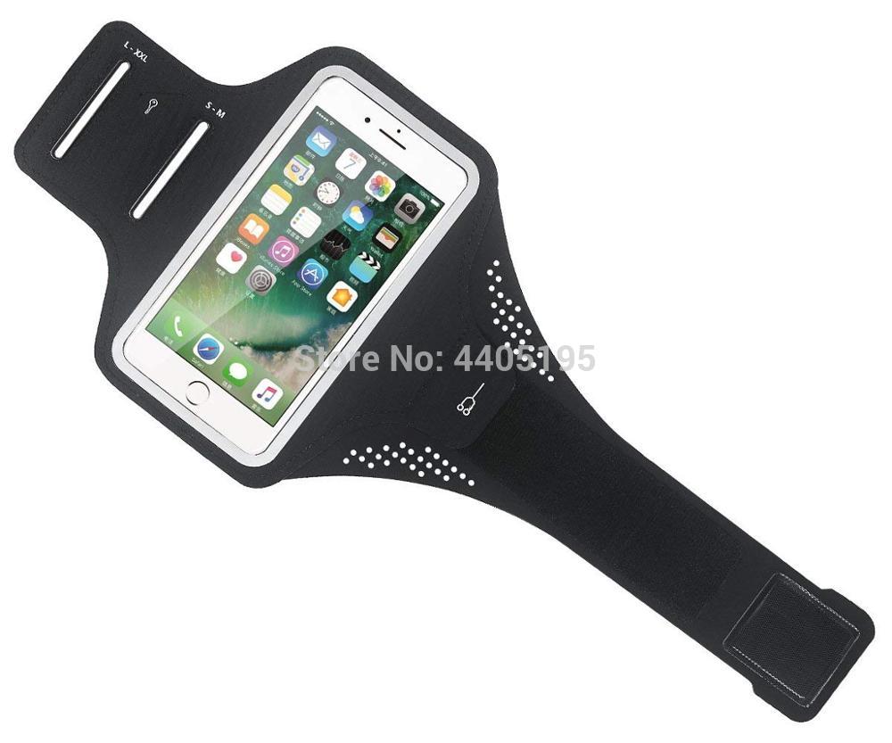 6 inch Sport Armband voor iPhone X 6 s 7 8 Plus, sport Armband voor Samsung S6 S7 Rand s8/s8 Plus met Key & Kaarten Hold