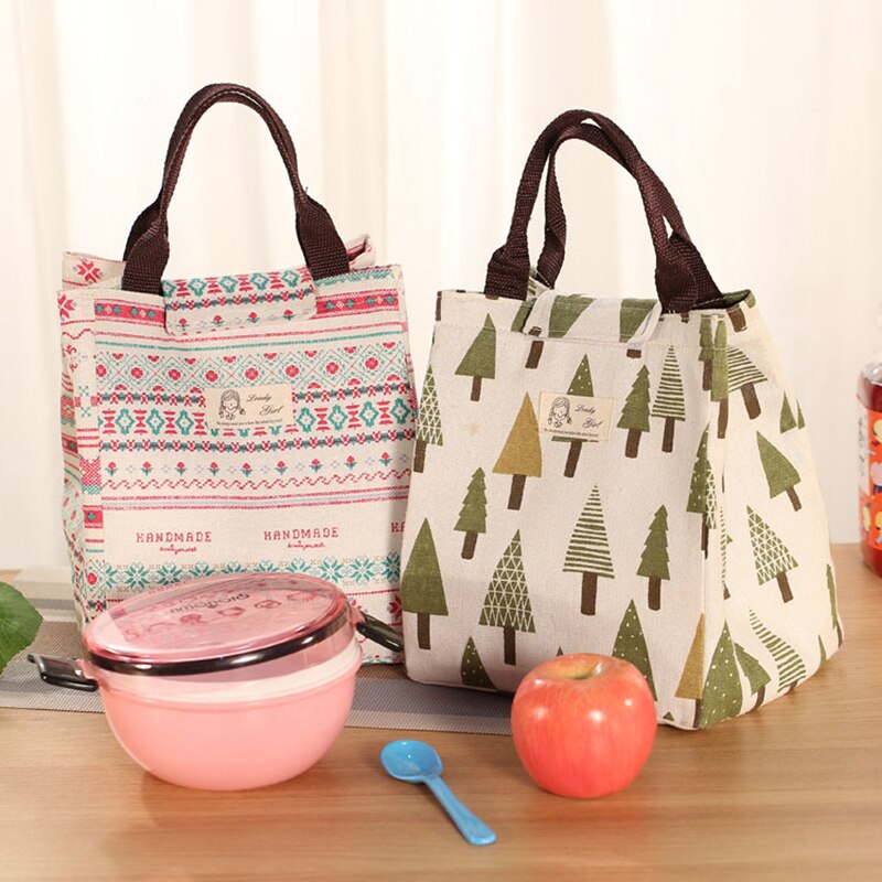 Oxford Ice Bag Travel Portable Food Bag Women Lovely Ice Pack Organizer Thermal Bags Animal Printing Cute Lunch Cooler Bags