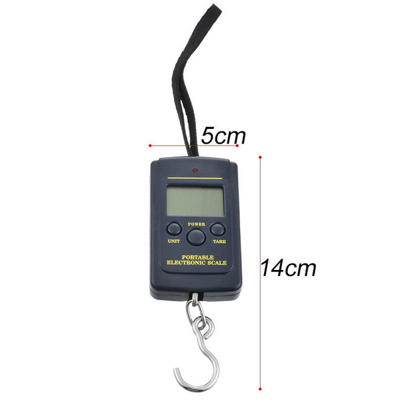 1PC LCD Backlight Portable Travel Handheld Weight Scales 10g/50kg Electronic Luggage Hook Scale Digital Hanging Scale