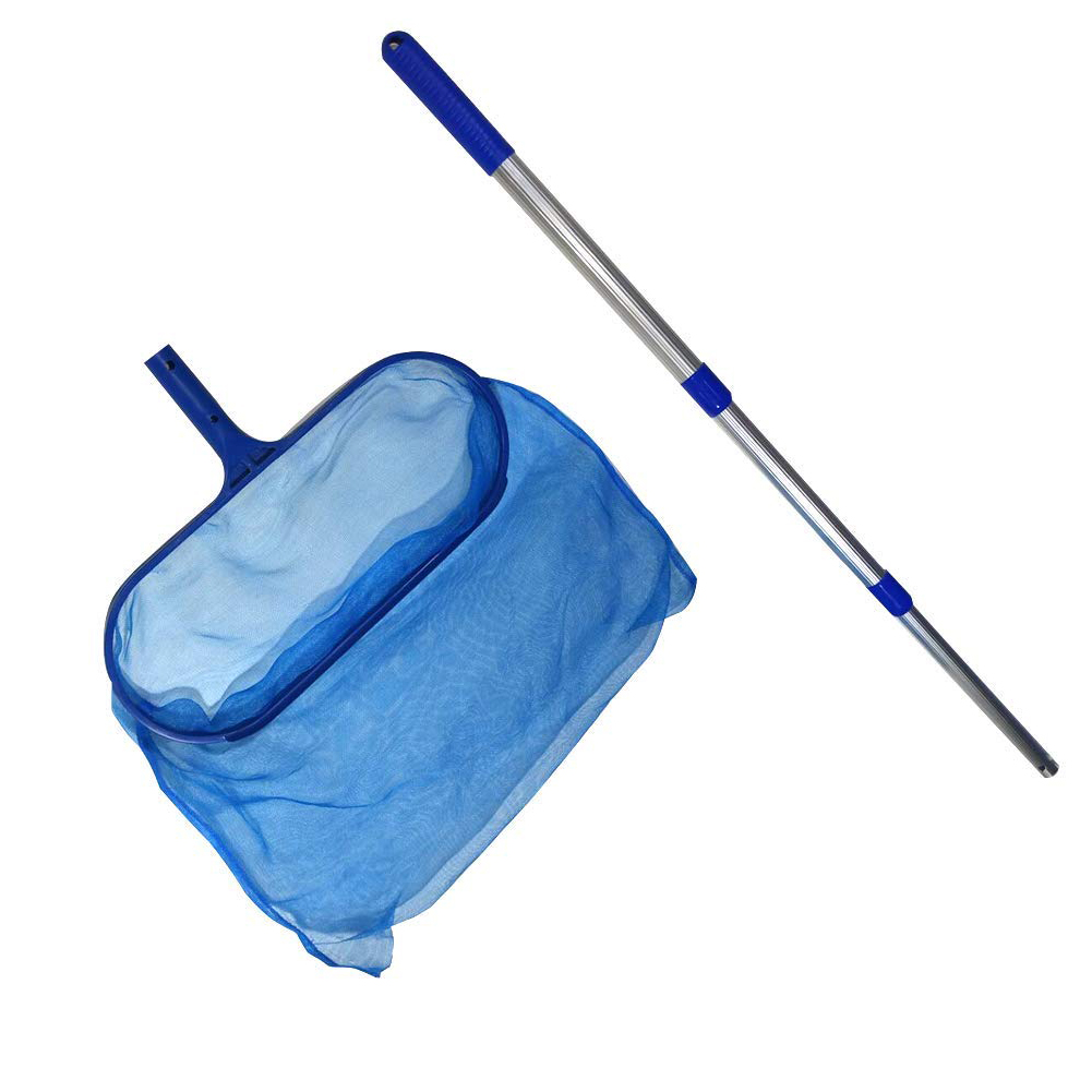 Swimming Pool Leaf Rake Cleaning Nets Spa Rubbish Skimmer Pool Net Telescopic Pond Cleaning Net Debris Accessories