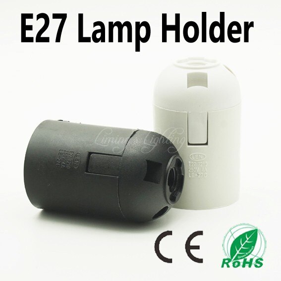 4 stks/partij 4A 250 v CE E27 lamp base voor led lamp energiezuinige licht Plastic Socket E27 Lamphouder goede