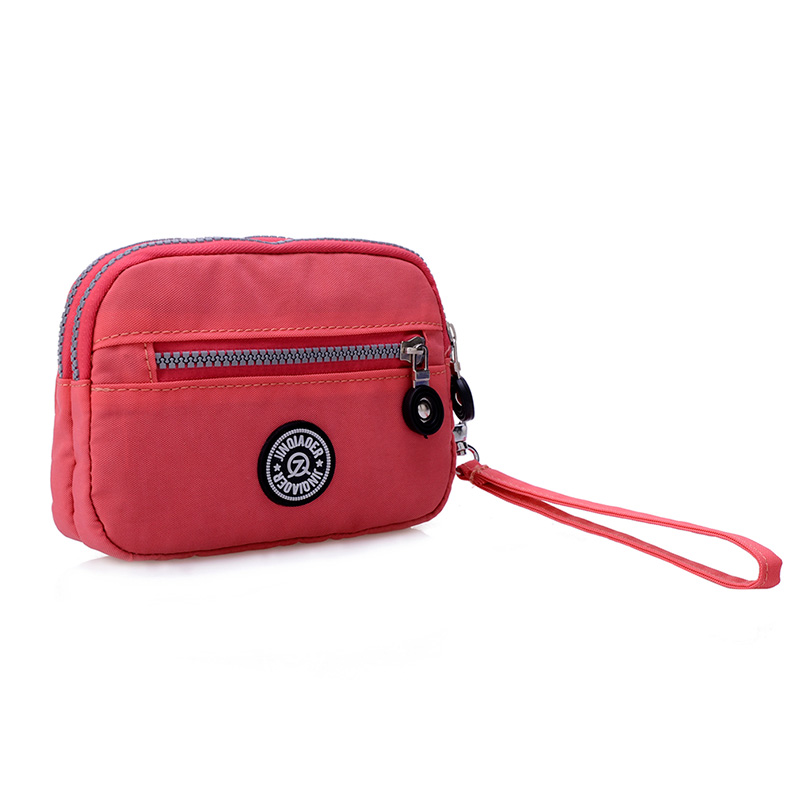 mini coin purse female clutch purse wallet wristlet bags for women waterproof nylon fabric handbag small packet sac