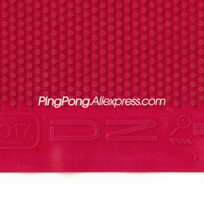 SANWEI DZ-sábana de goma para tenis de mesa, hoja superior OX sin esponja, larga (mareada, tratada con Pips, aprobada por ITTF)