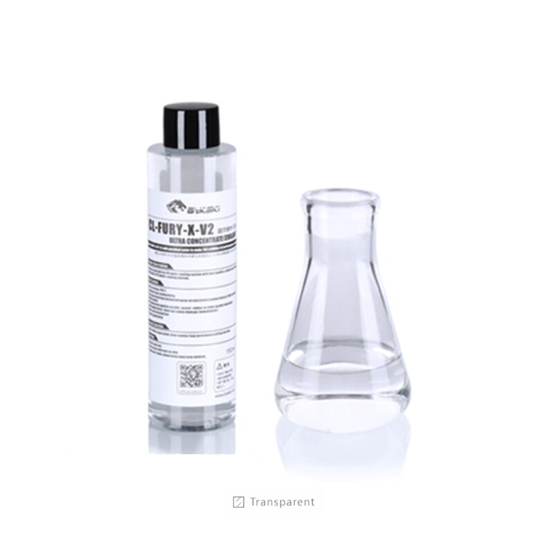Bykski-líquido de refrigeración por agua para ordenador, líquido conductor térmico de conducción, superconcentrado, 150 ML, 1:5, CL-FURY-X-V2: Transparent