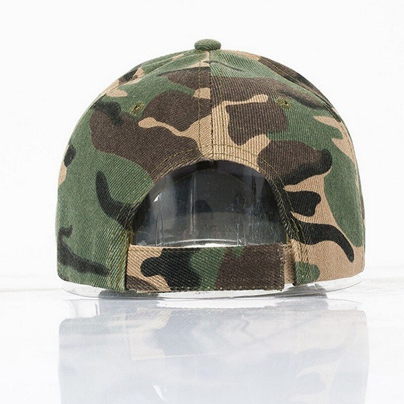 Snow Camo Baseball Cap Adjustable Unisex Army Camouflage Camo Cap Casquette Hat Baseball Cap Men Women Casual Desert Hat
