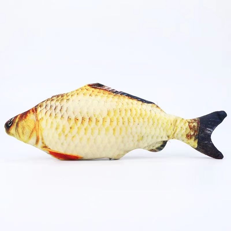 Catnip gato peixe brinquedo animais de estimação suprimentos para gato bonito brinquedos dentes moagem simulação interativa peixe gato hortelã brinquedo para gatinho: COR VEMELHA