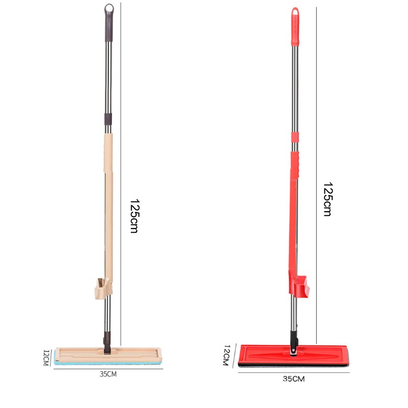 Flat Squeeze Mop Household floor tile mop flat Household floor tile mop flat dry and wet lazy flat mop