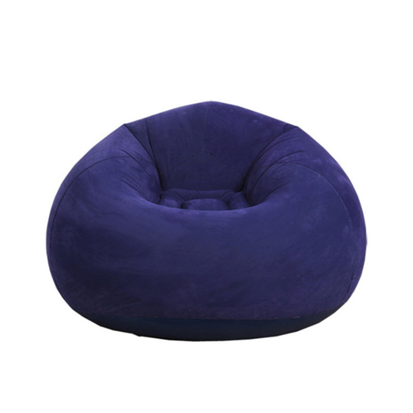 Grote Luie Opblaasbare Sofa Stoelen Ligstoel Zetel Woonkamer Banken Meubels Bean Bag Banken Bean Bag Seat Poef Bladerdeeg Couch tatami: Blue