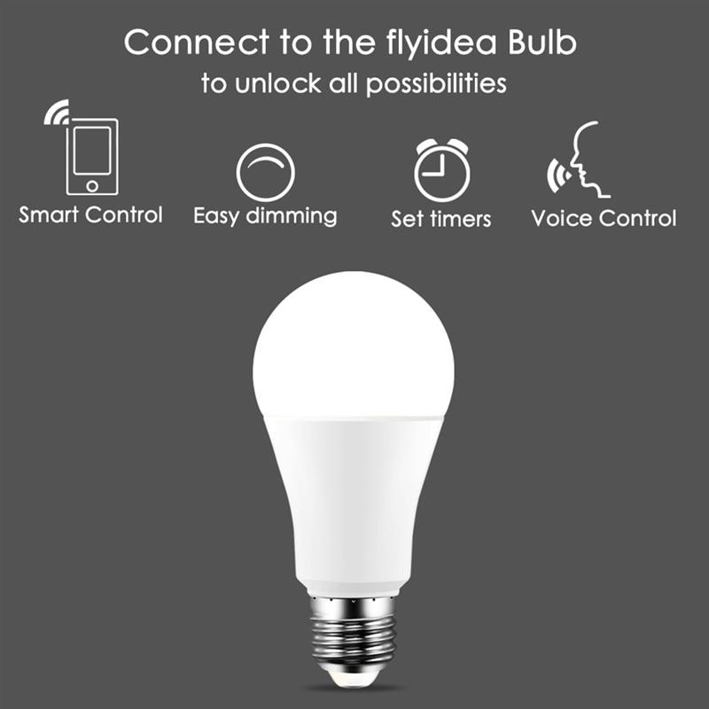 Wifi Smart Led Lamp Werk Google Assistent Voice Control App Afstandsbediening Dimbare Meerdere-Kleur Led Lamp