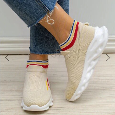 Elastiska strumpor sneakers dam vulkaniserade skor strumpa high top trainers andas tenis feminino fritidsskor dam zapatos mujer