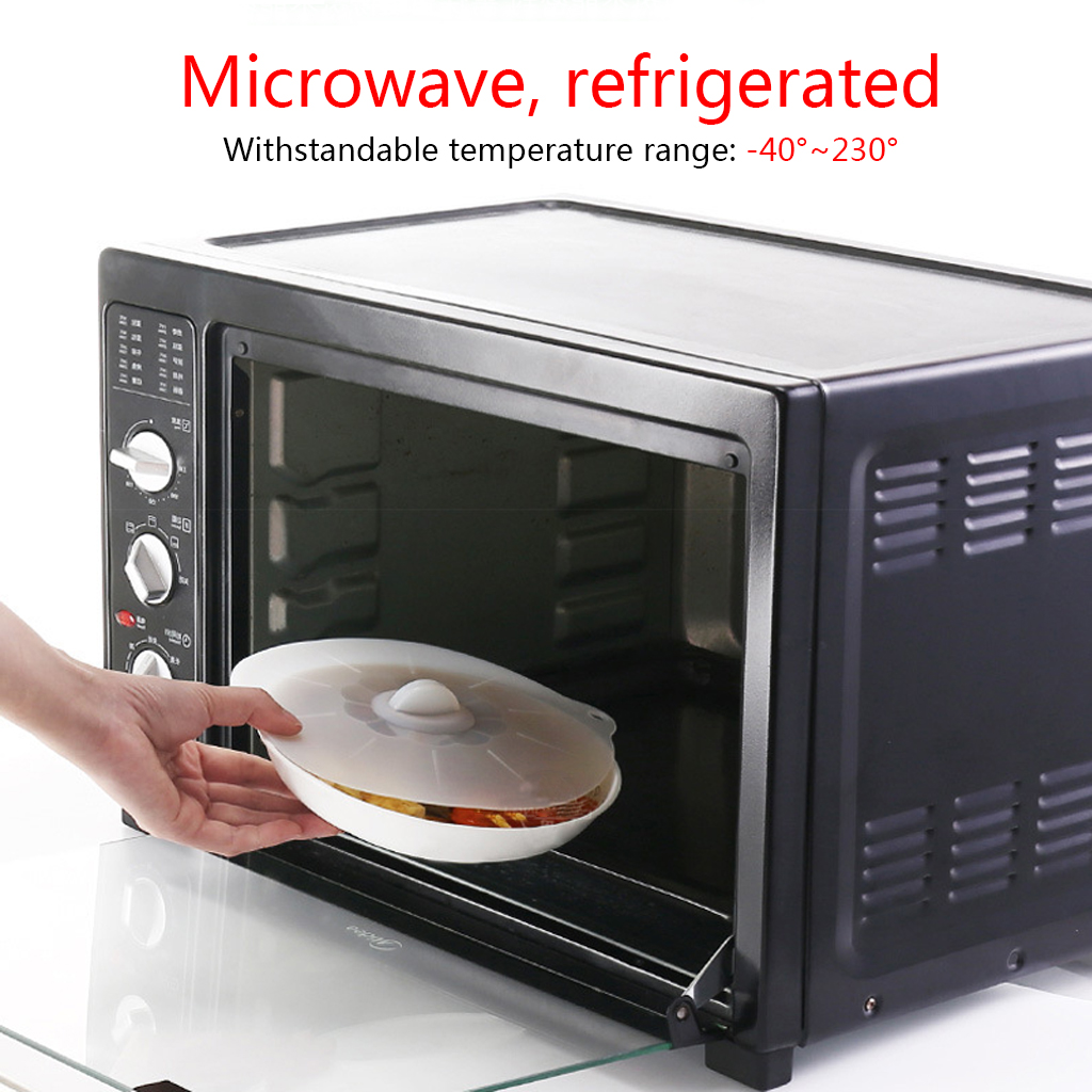 5 pçs/set Tigela De Microondas De Silicone Cover Cozinha Pot Pan Lid Capa Embrulhar Comida Silicone Utensílios de Cozinha Utensílio de Cozinha Acessórios