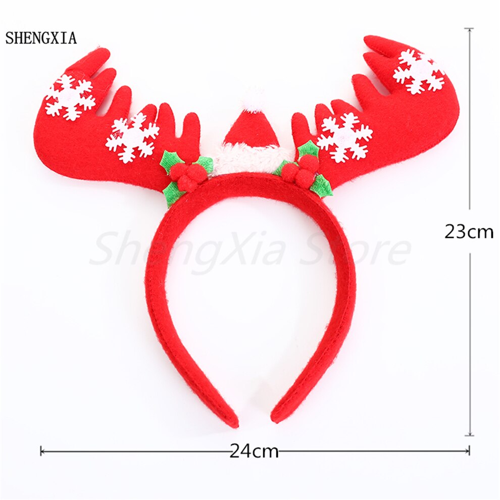 Kerst decoratie Kerst hoed gewei hoofdband Volwassen kinderen feestartikelen Kerst hoofd gesp elanden hoofdband