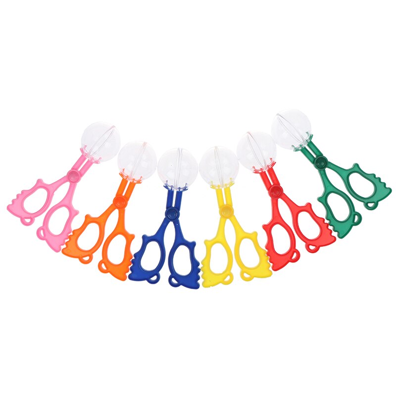 1 Pieza de plástico Bug Insect Catcher tijeras pinzas para niños herramienta práctica de oficina escolar