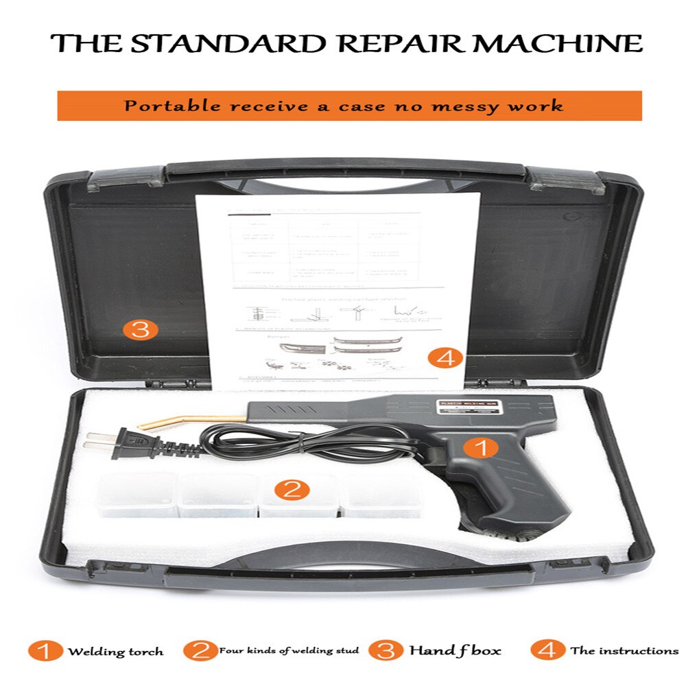 Semi-automatic plastic welding machine garage tools portable nailing machine PVC plastic repairing machine car bumper repair