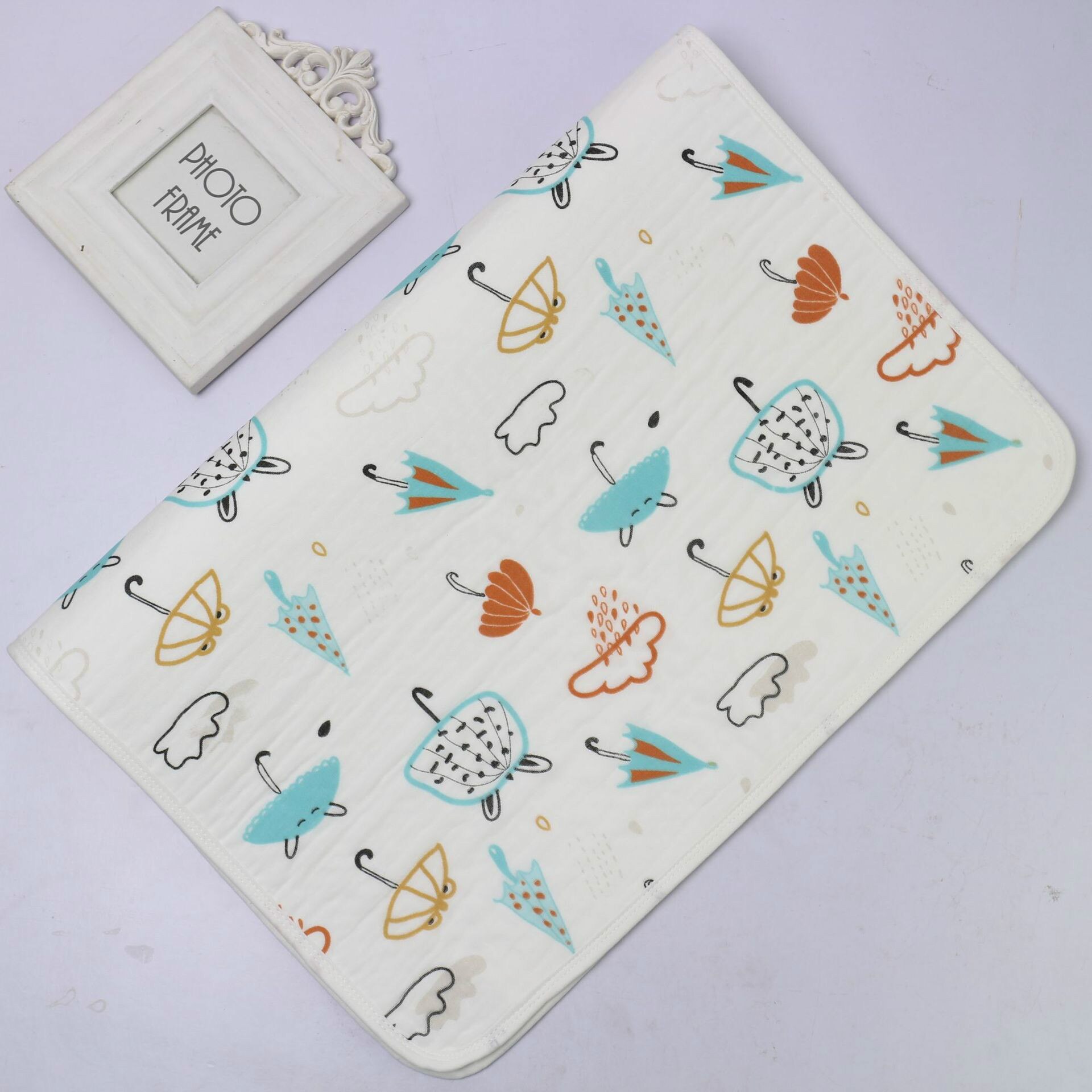 30*45 cm Baby Nappy Changing Pad Covers for Baby Stroller Infant Diapers Wet Mattress Nappy Bed Sheet Infant Change Mat: Rain