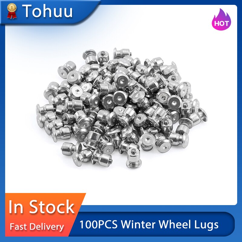 100 PCS Anti Slip Sneeuw Schroef Stud, 11mm Carbide
