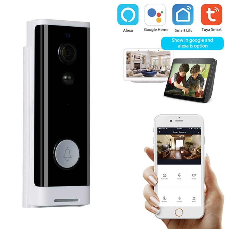 Wifi Smart Deurbel 1080P Draadloze Video Intercom Deurbel Mobiele Remote Camera
