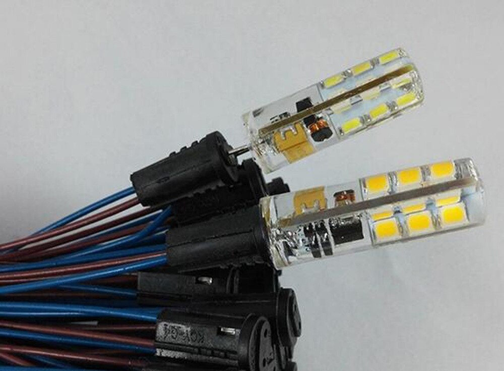 G4 Base Holder Adapter Kabel Halogeen Socket Connector F. Gloeilamp Led Fitting, Verlengsnoer Gloeilamp Socket Draad