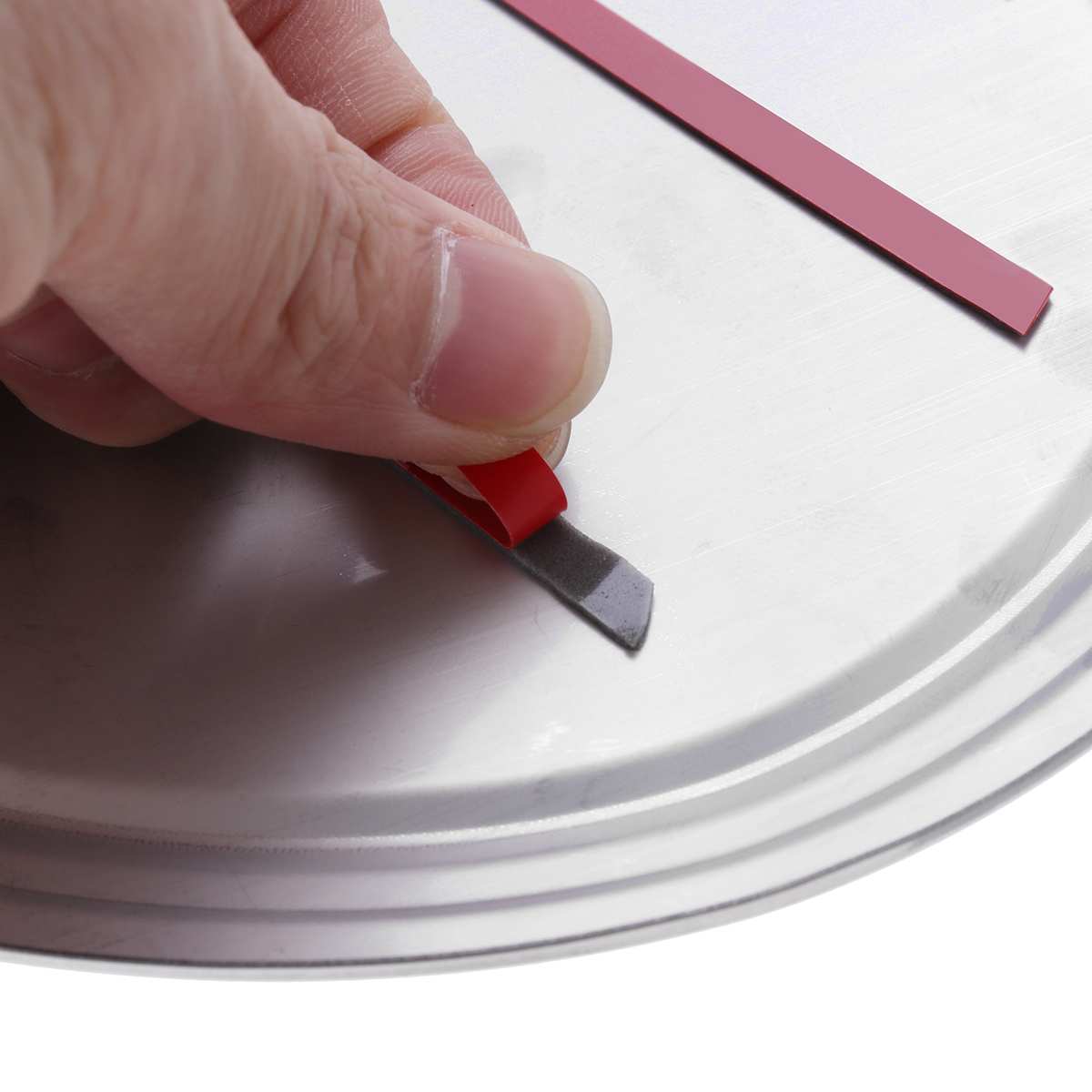 Rostfritt stål bil tank lock gas lock lock trim för subaru forester bil dekoration tillbehör