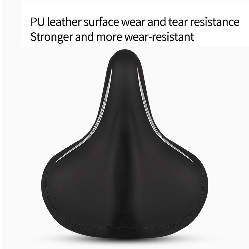 Wiel Up Mountainbike Zetel Comfortabel Dubbele Shock Absorberen Fietszadel Reflecterende Verdikking Waterdichte Bike Zadel