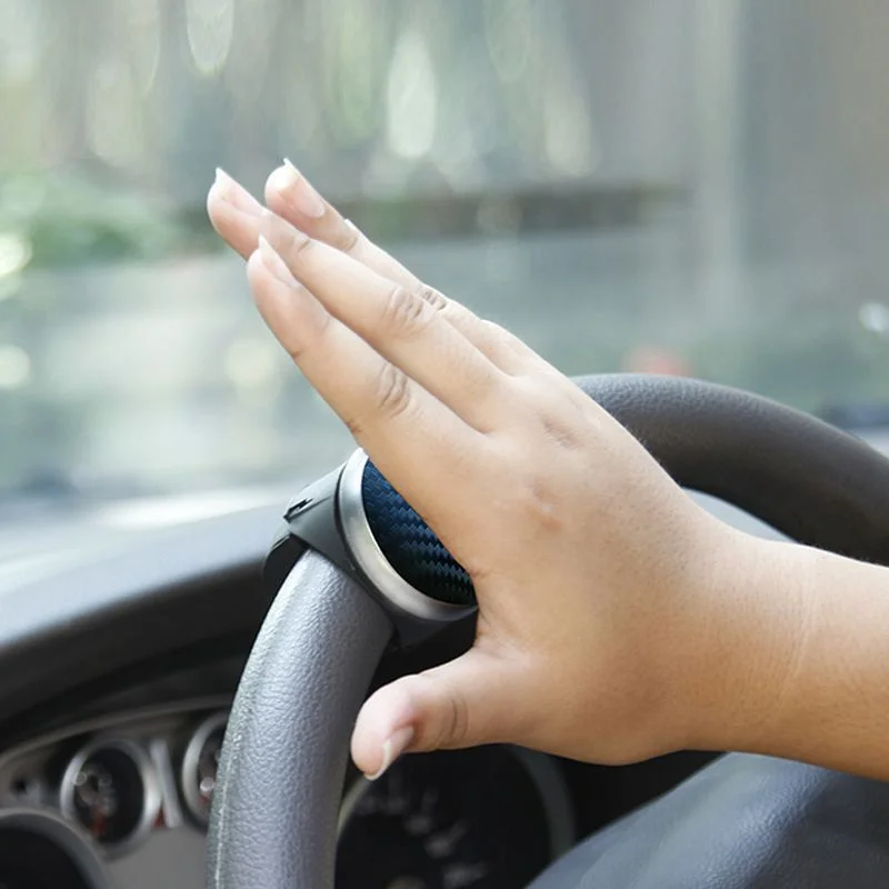 Manopola di rotazione del ripetitore del volante dell'auto maniglia di alimentazione del cuscinetto di rotazione di 360 gradi sterzo ausiliario sferico di controllo della mano