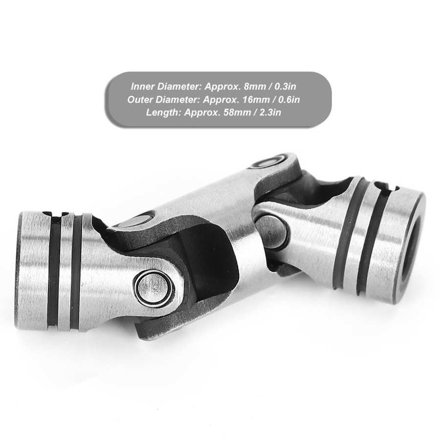 Universal joint connector Steering connector adapter 3-section universal joint for motor shaft Textile machinery Inspection