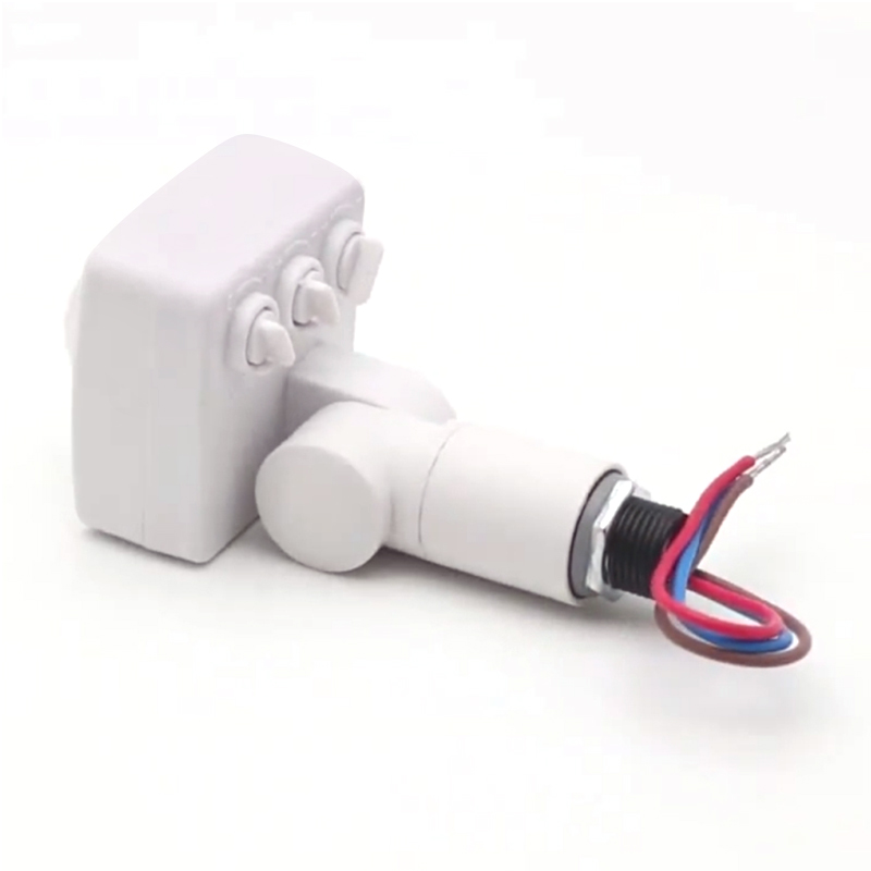 110-240V Pir Bewegingssensor Schakelaar Buiten Ip65 Waterdicht Met Lichtgevoelige Pir Bewegingssensor Detector Infrarood Lichtschakelaar: Paars