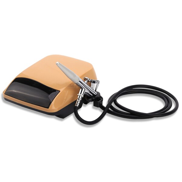 Mini Airbrush Compressor kit For Decorating Cake: Brown