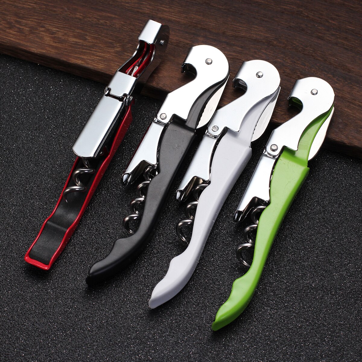 Drincarier Waiter Friend Corkscrew Wine Bottle Opener Stainless Steel Wine Corkscrew Beer Bottle Opener