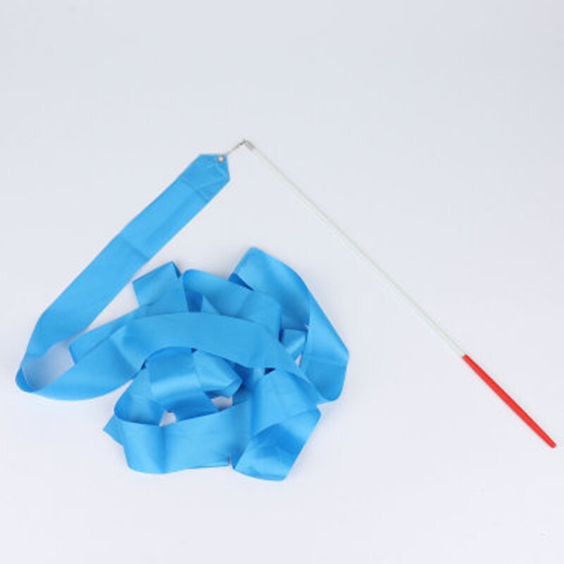 2 m/4 m/6 m colorido ginásio fitas dança fita rítmica arte ginástica ballet streamer giratório vara para ginásio formação