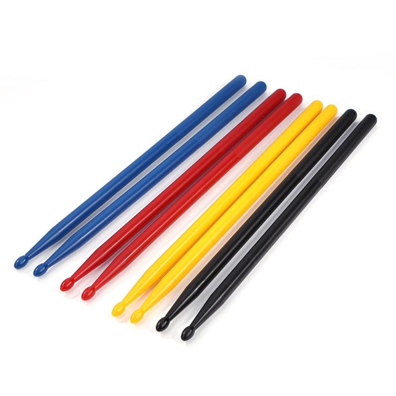 1 Pair Drumsticks Nylon Drum Stick Percussion Instruments Drum Accessories Applicable Musical Instruments In Drum Kit 4 Colors