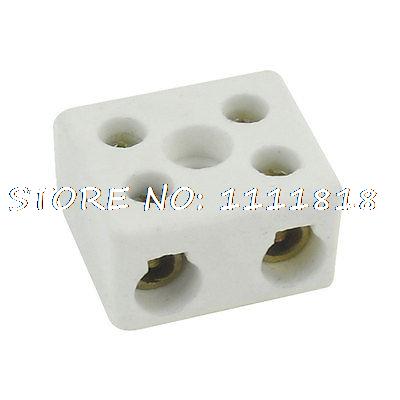 220V 30A 2 Position Porcelain Terminal Block Connector