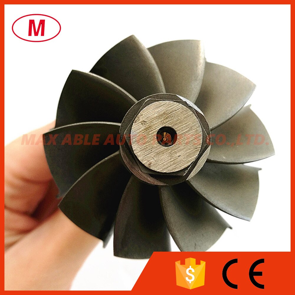 GT2835R Turbolader kugellager Turbine welle & Rad/Turbine Rad/Turbo Rad 51,80/56,55mm/trimmen 84 10 klingen