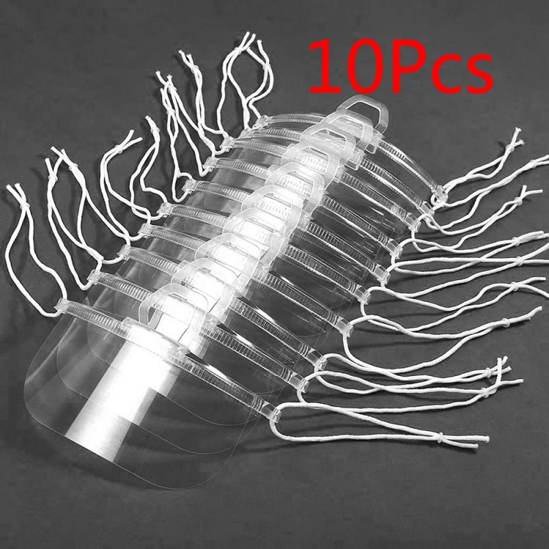 10Pcs Anti-Fog Beschermende Masker Plastic Transparante Gezondheidszorg Tool Catering Voedsel Hotel Keuken Restaurant Keuken Gereedschap: Default Title