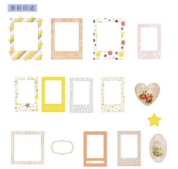 Lovely Frames Sticker for Scrapbooking DIY Projects/Photo Album/Card Making Crafts: D